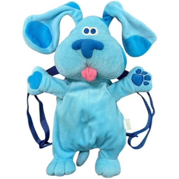 Blue’s Clues Vintage 1999 Plushie Zip Backpack - Picture 1 of 6